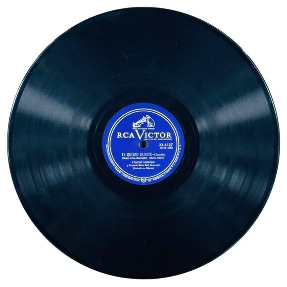 Libertad Lamarque Te Quiero Dijiste 10in Shellac 78 RPM RCA Victor 23-6327 VTG - Picture 1 of 4